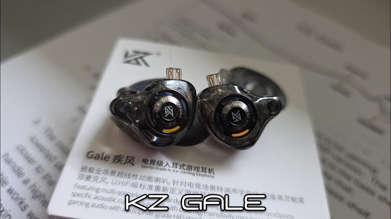 Thumbnail do vídeo KZ Gale - Entry Level Gaming IEM
