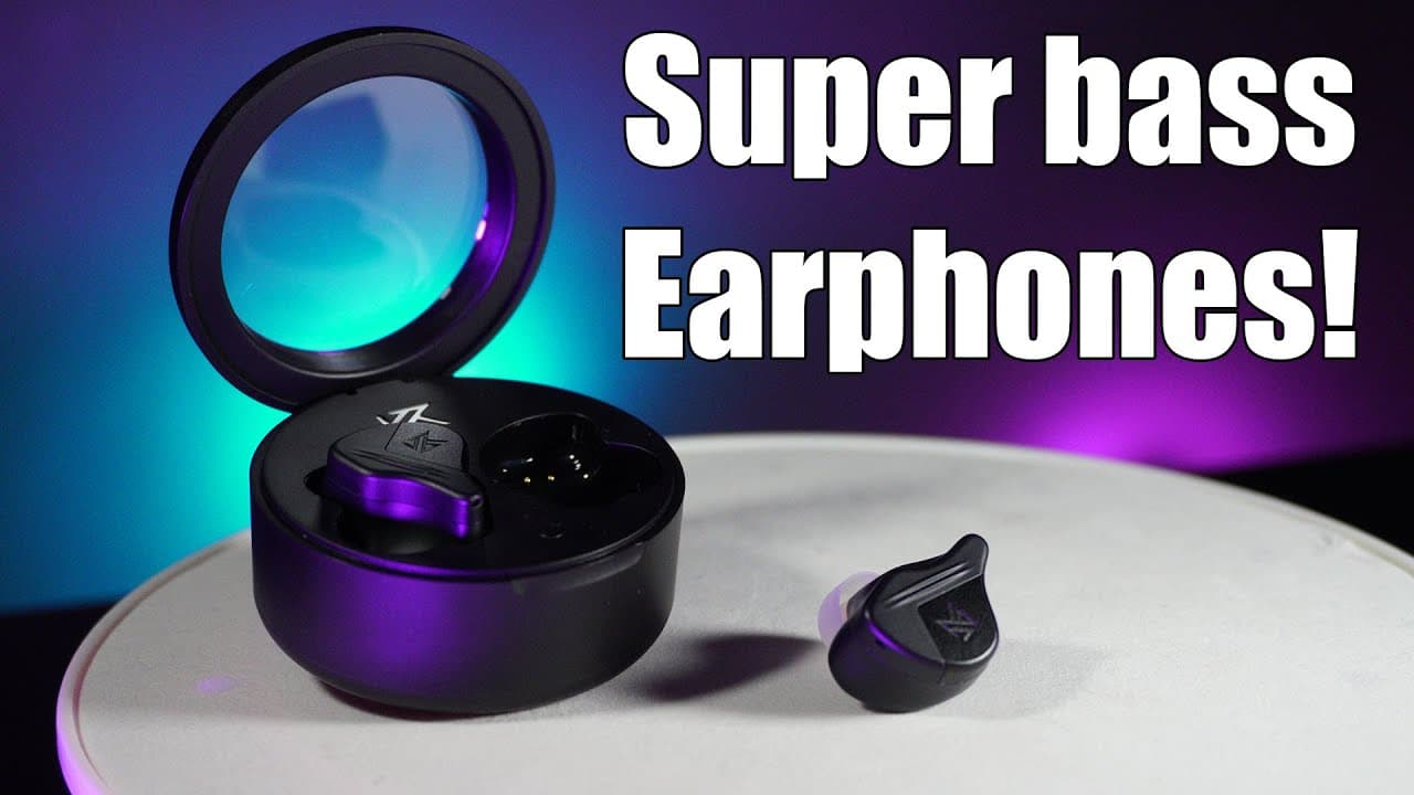 Thumbnail do vídeo Kz Vxs wireless earphones with charging case (full review)