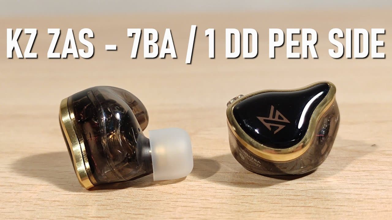 Thumbnail do vídeo KZ ZAS Review - 16 Driver Hybrids