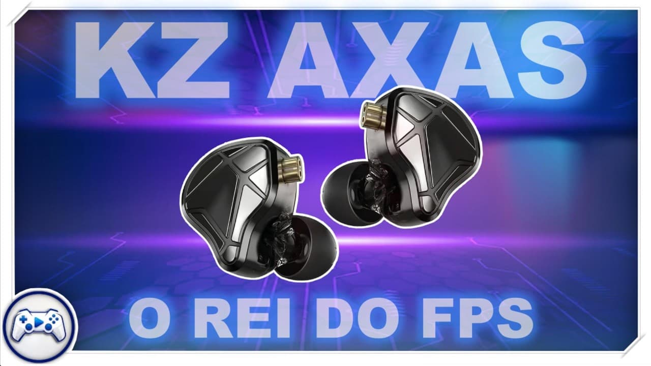 Thumbnail do vídeo Fone KZ AXAS | Vale a Pena Comprar um Fone da Marca KZ | Melhor Fone para GAMES | Fones da Marca KZ