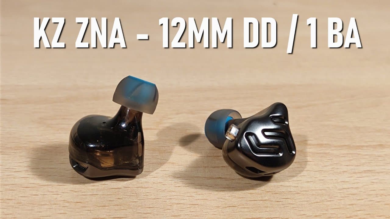 Thumbnail do vídeo KZ ZNA Review - 12mm DD / 1BA Hybrid