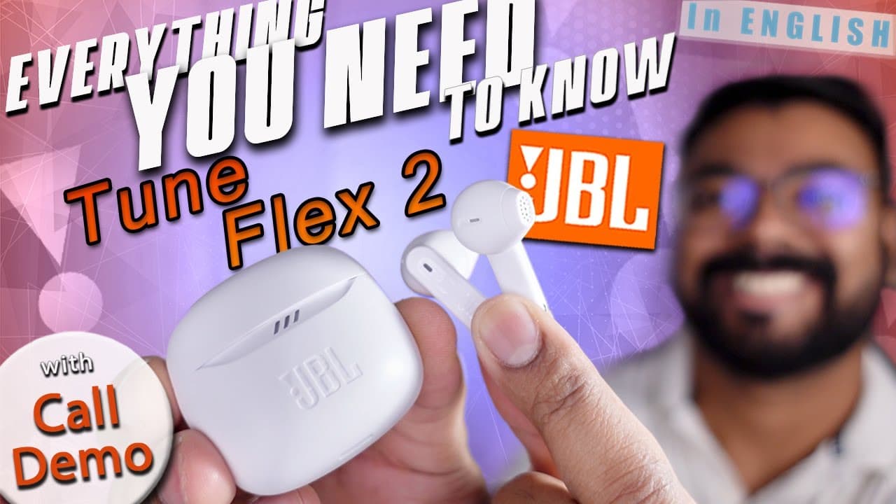 Thumbnail do vídeo JBL Tune Flex 2 Complete Review | Pure Bass Sound + Spatial Audio Deep Dive