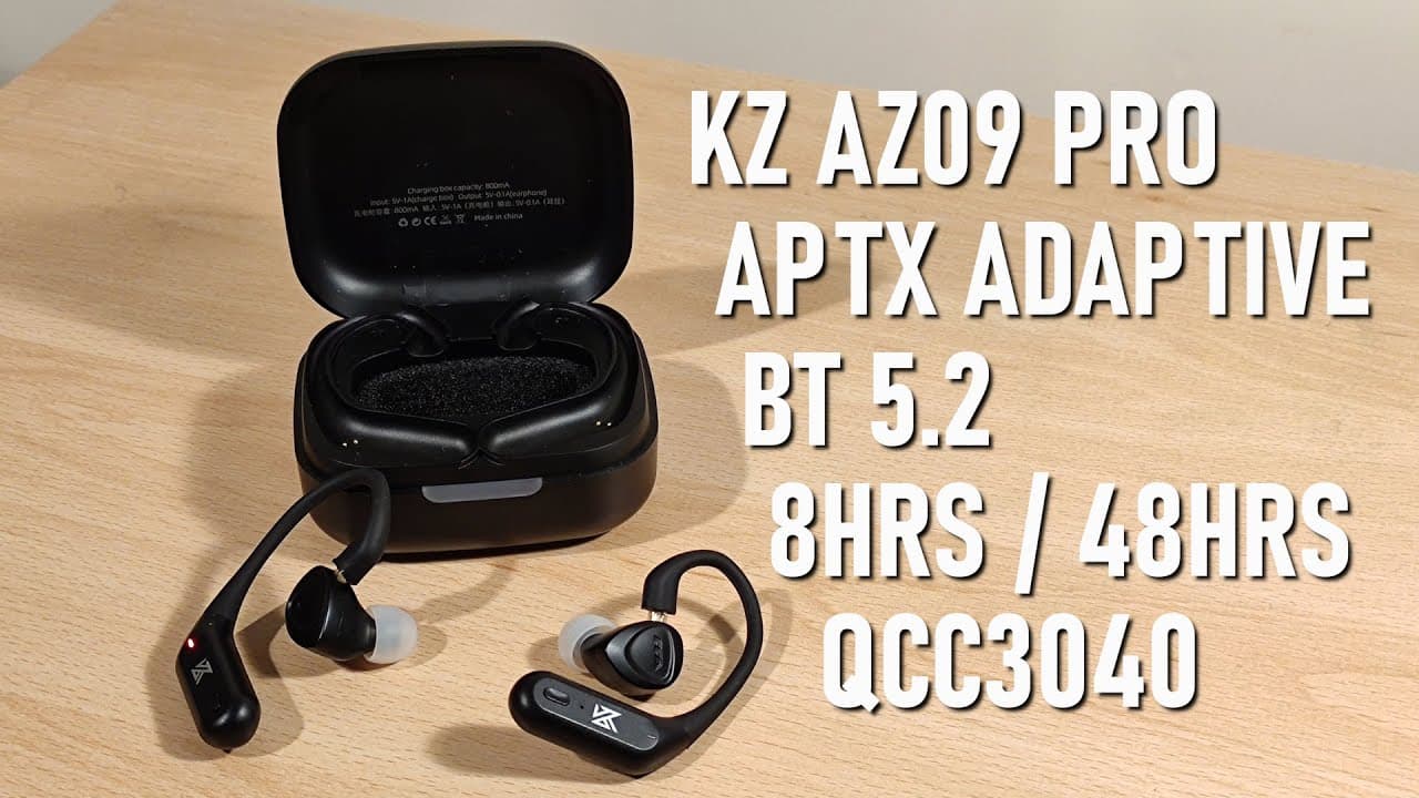 Thumbnail do vídeo KZ AZ09 Pro Review - Great Bluetooth Adapter With AptX Adaptive!