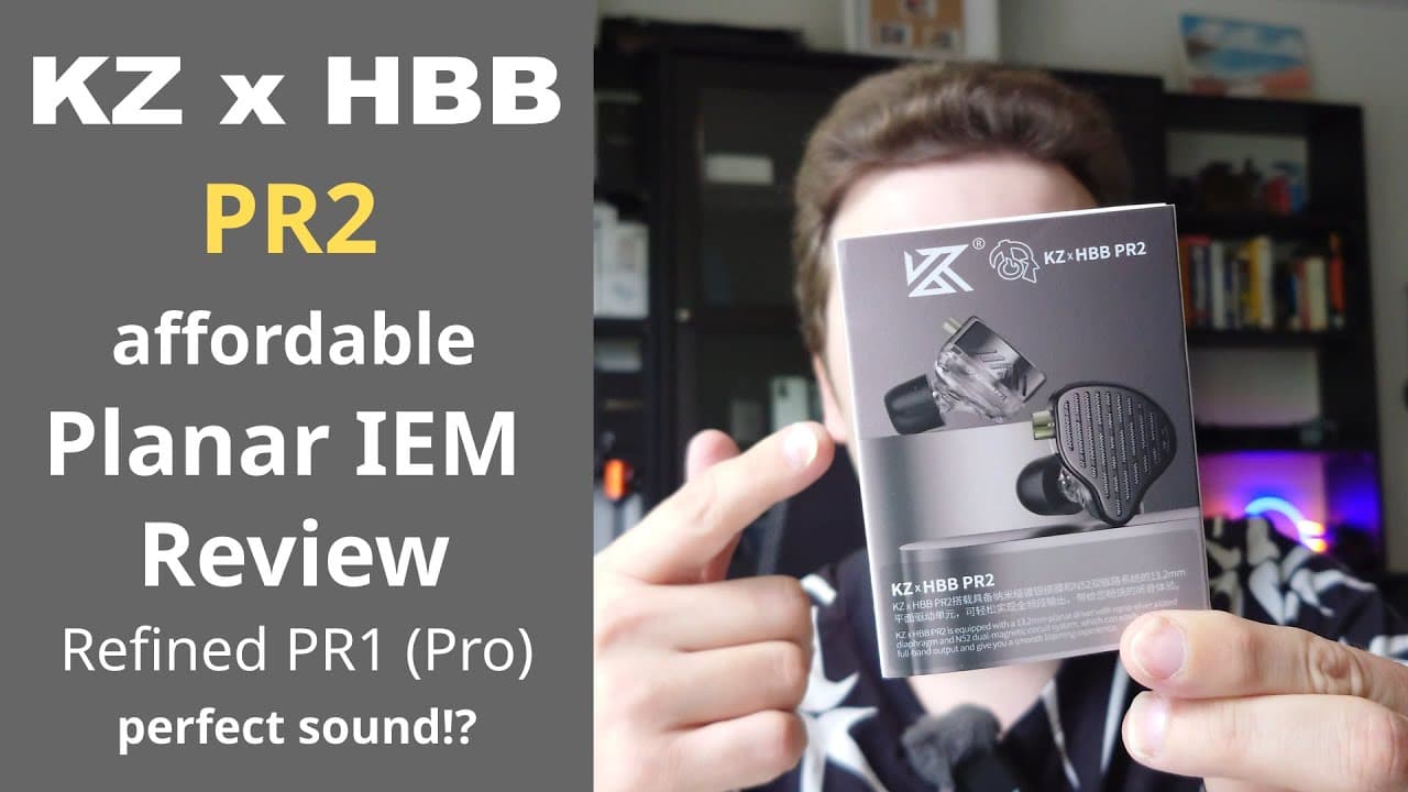 Thumbnail do vídeo KZ x HBB PR2 - Affordable Planar IEM