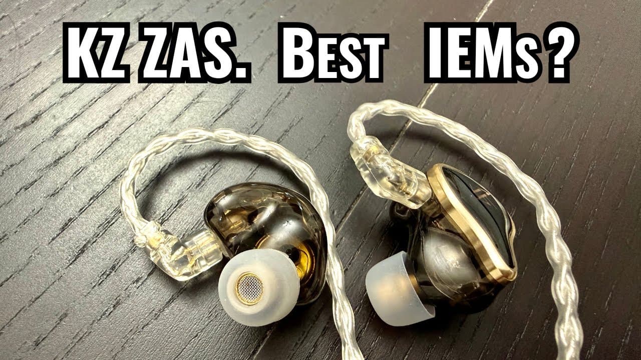 Thumbnail do vídeo KZ ZAS Review – Are These the Best Budget In-Ear Monitors?