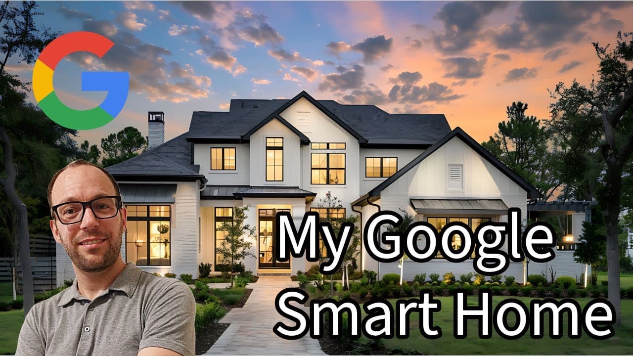 Thumbnail do vídeo Complete Google Smart Home Tour: Everything You Need in 2024