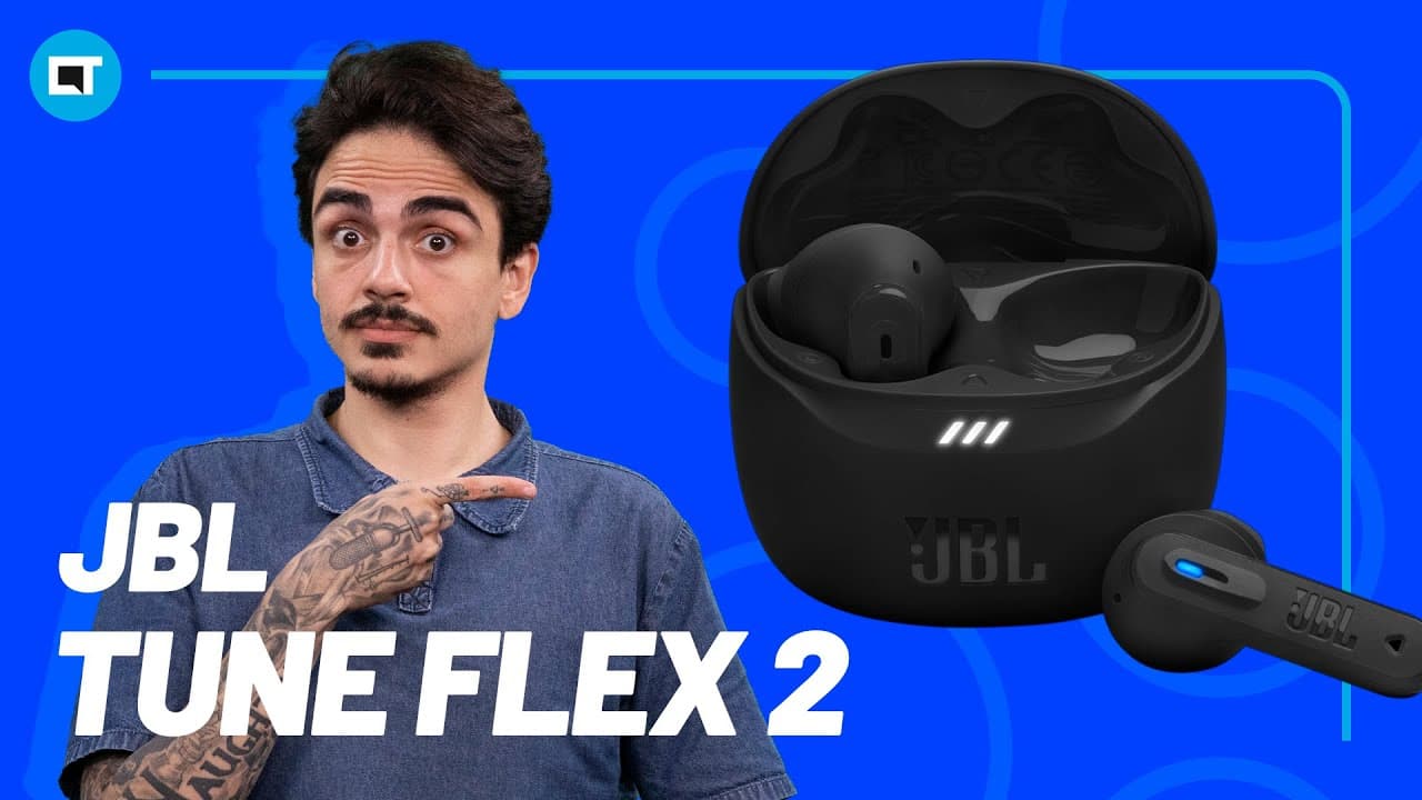 Thumbnail do vídeo JBL Tune Flex 2 | Novamente um fone de ouvido Bluetooth quase aberto (mas) com cancelamento de ruído