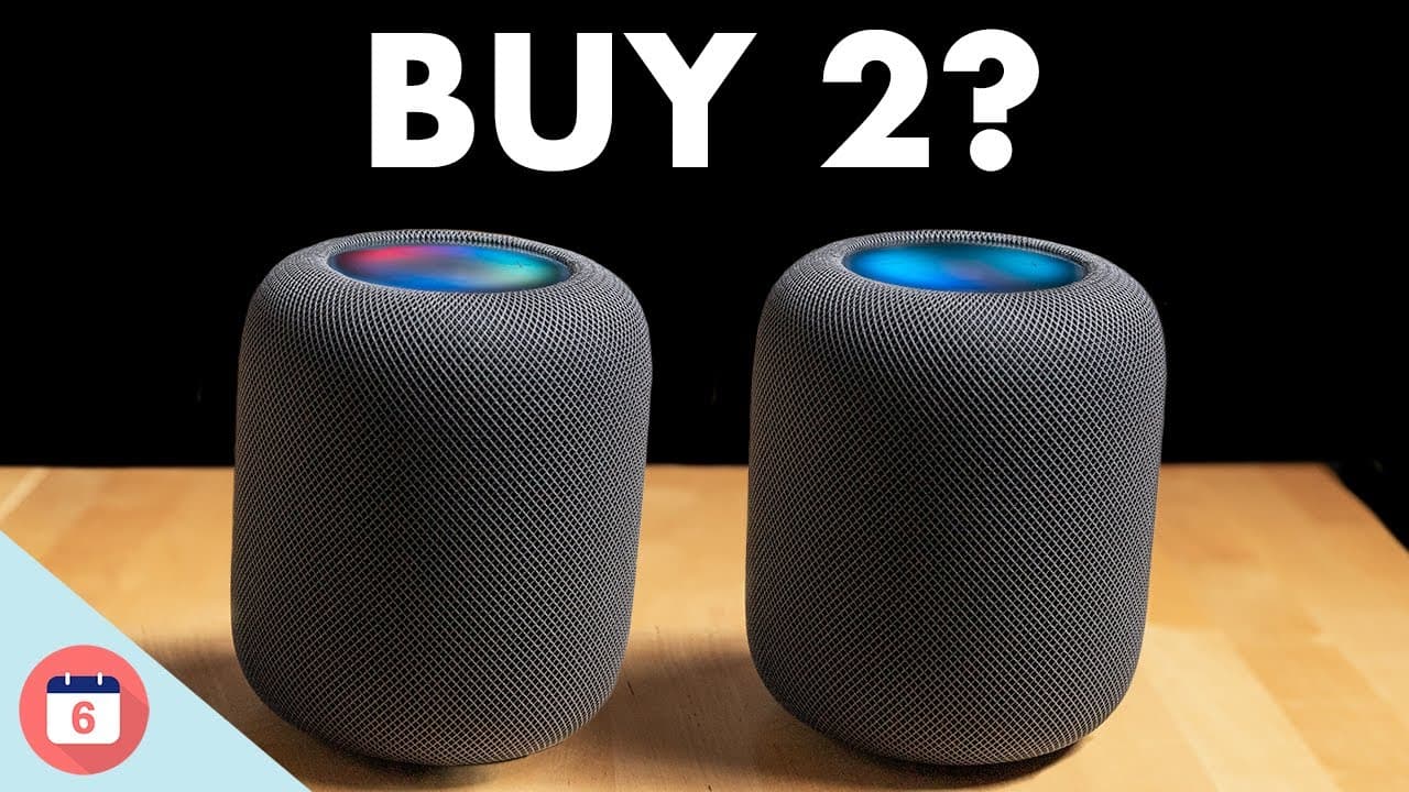 Thumbnail do vídeo Apple HomePod (Gen 2) - Worth Getting Two for Stereo Pair?