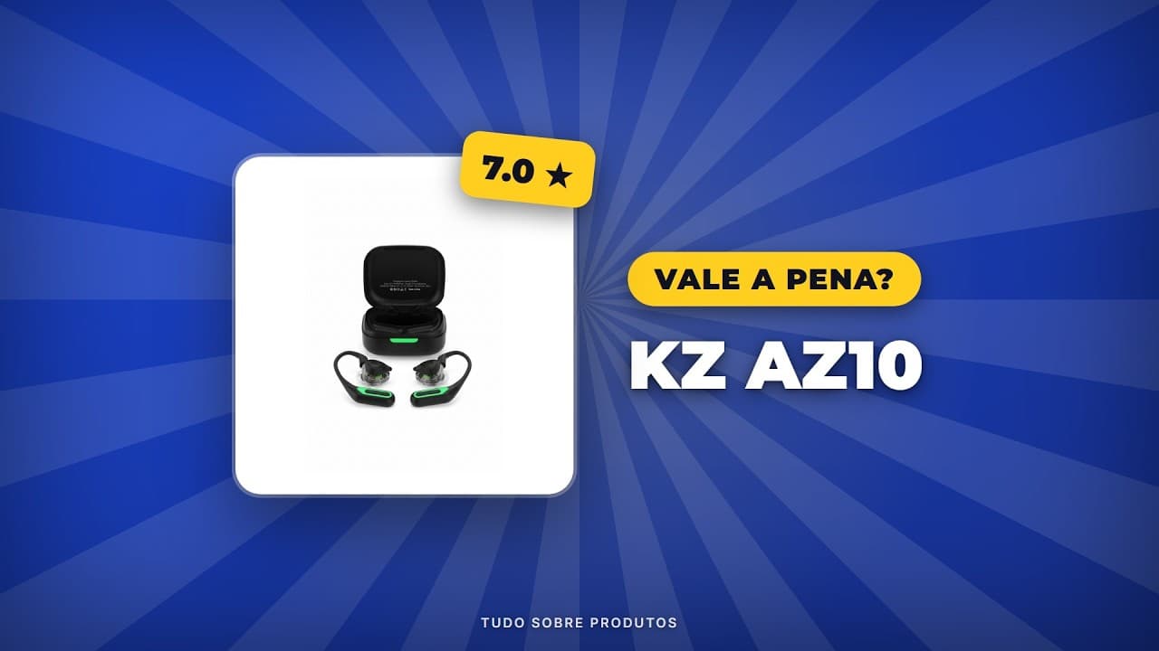 Capa do vídeo oficial: KZ AZ10: Análise COMPLETA e VALE A PENA em 2026?