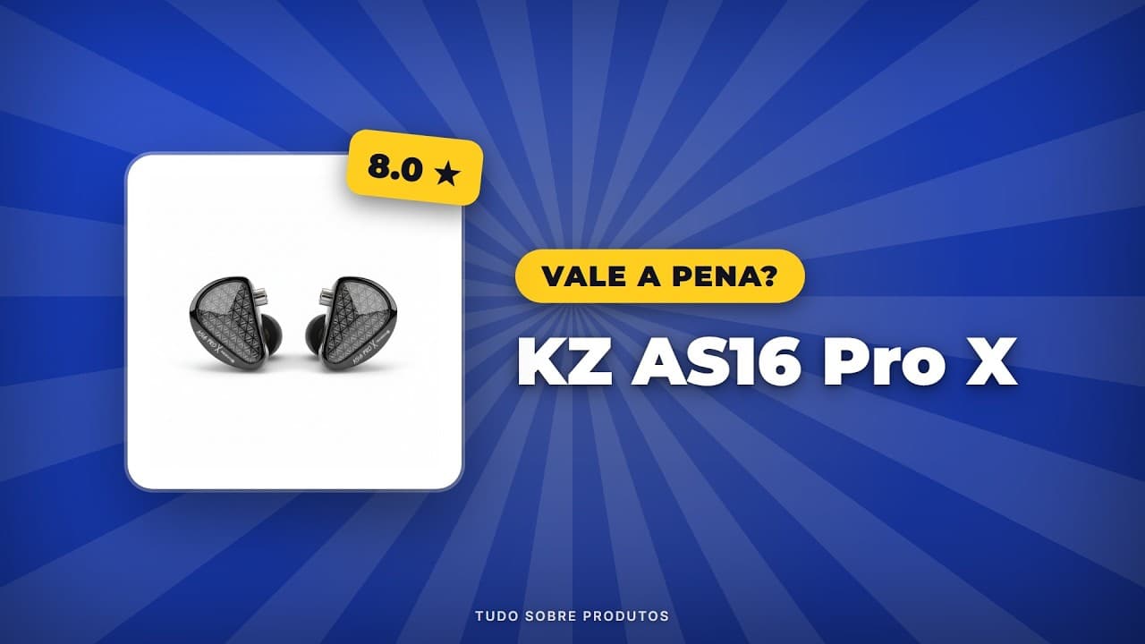 Capa do vídeo oficial: KZ AS16 Pro X: A ANÁLISE COMPLETA! Vale a pena em 2026?