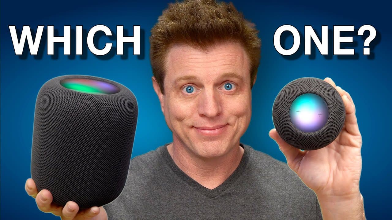 Thumbnail do vídeo HomePod vs HomePod Mini? Watch THIS Before You BUY!