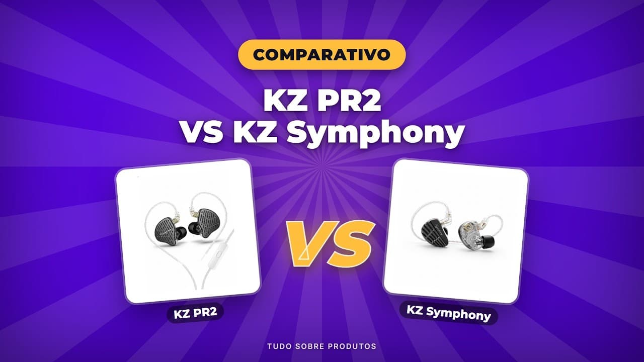 Capa do vídeo oficial: KZ PR2 x KZ Symphony: O Comparativo DEFINITIVO em 2026!