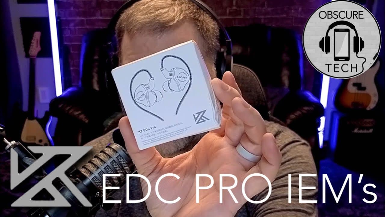 Thumbnail do vídeo KZ EDC PRO In Ear Monitors IEM’s -  I Was Told They Are A Must Buy