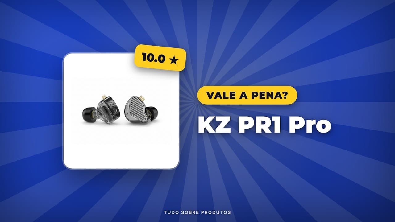 Capa do vídeo oficial: KZ PR1 Pro: Análise COMPLETA em 2026! Vale a Pena o Investimento?
