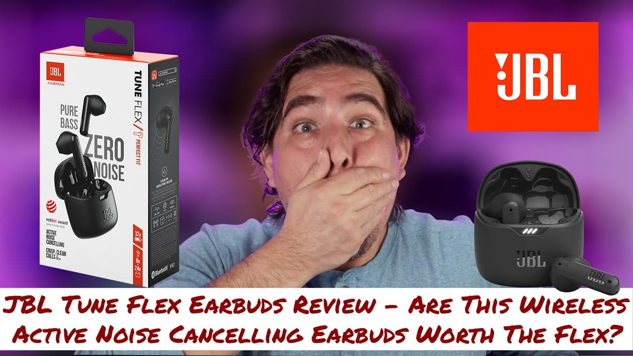 Thumbnail do vídeo JBL Tune Flex Earbuds Review - Are This Wireless ANC Earbuds Worth The Flex?