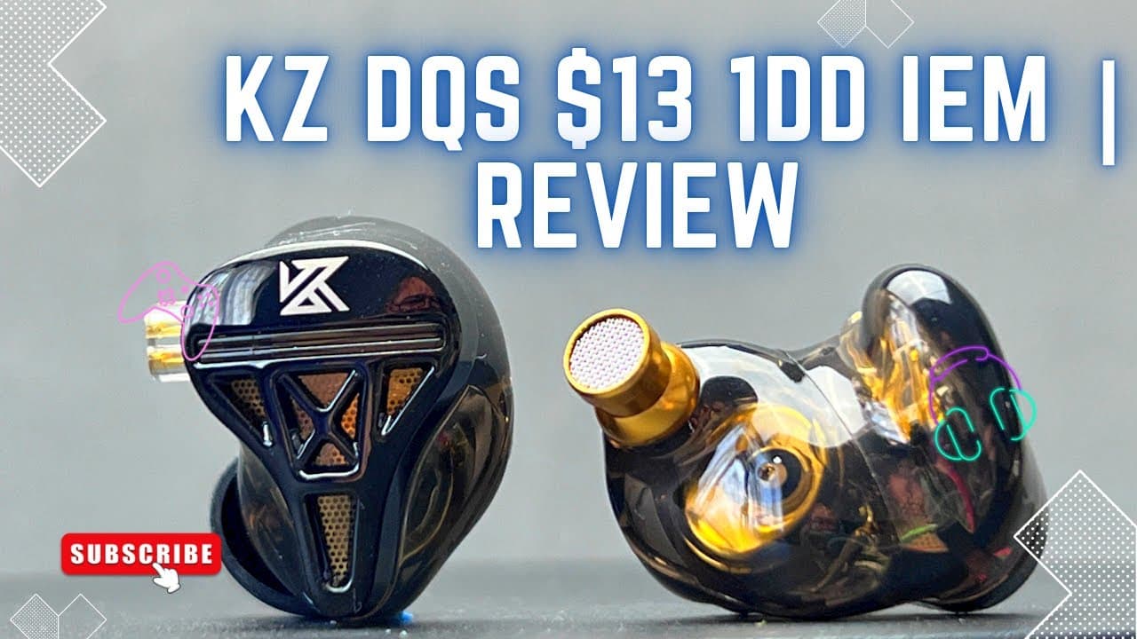 Thumbnail do vídeo KZ DQS Earphones (iem) | Review | Comparison with EDCX