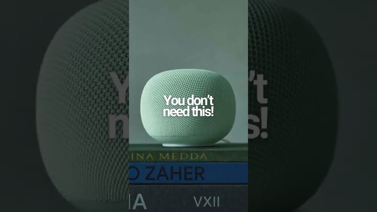 Thumbnail do vídeo Why even buy the new Google Home Speaker? 🤔 #smarthome #googlehome