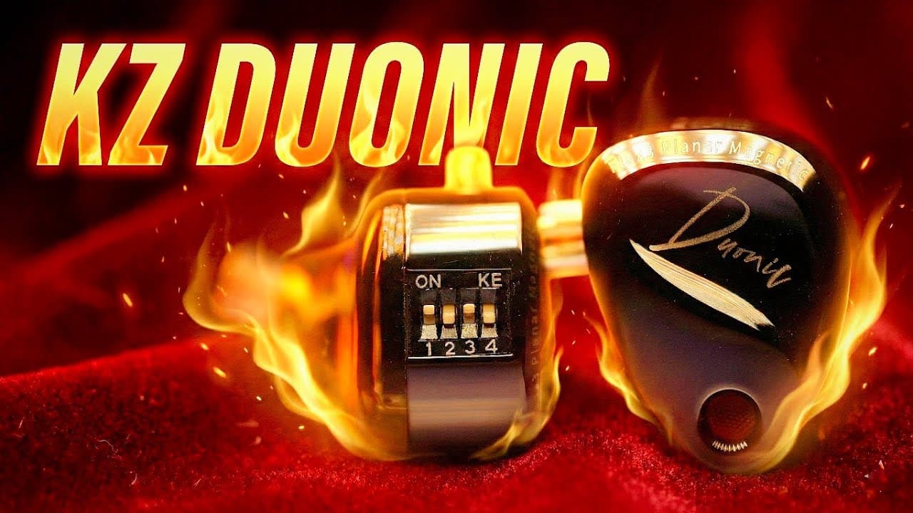 Thumbnail do vídeo KZ DUONIC:ULTIMATE REVIEW [Versus KZ Castor Pro]