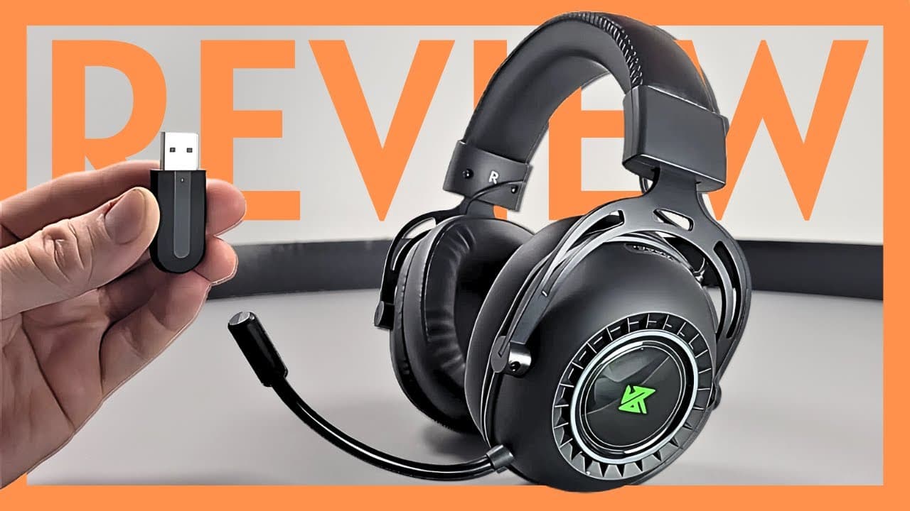 Thumbnail do vídeo KZ GP20 RGB Gaming Headset Review Audio/Mic Test PS5
