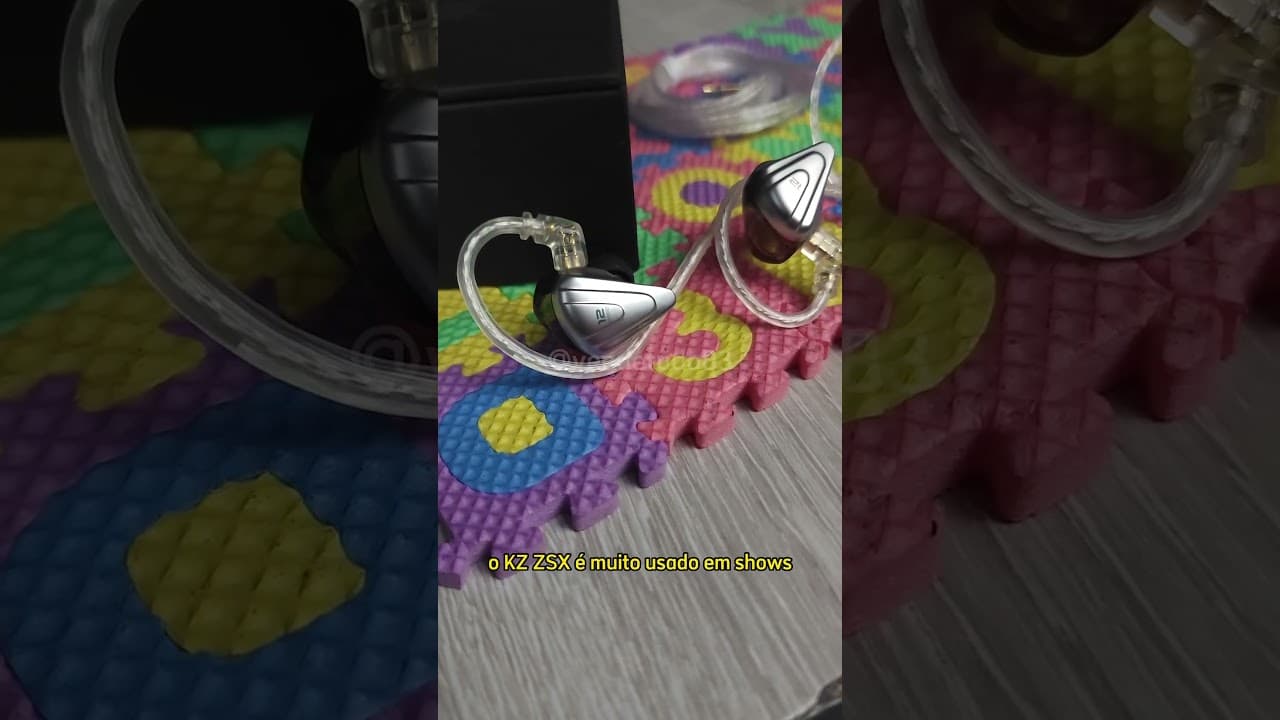 Thumbnail do vídeo KZ ZSX  - FONE PARA RETORNO DE PALCO