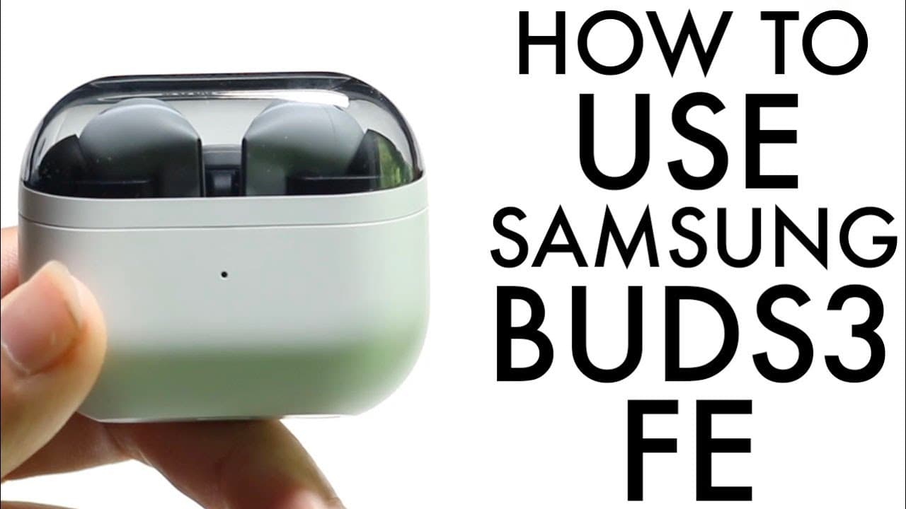 Thumbnail do vídeo How To Use Samsung Galaxy Buds3 FE! (Complete Beginners Guide)