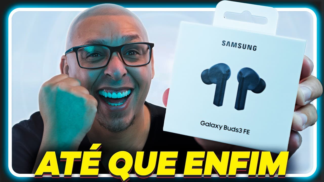 Thumbnail do vídeo Troquei o fone mais CARO pelo mais BARATO da Samsung. Por que? Galaxy Buds3 FE