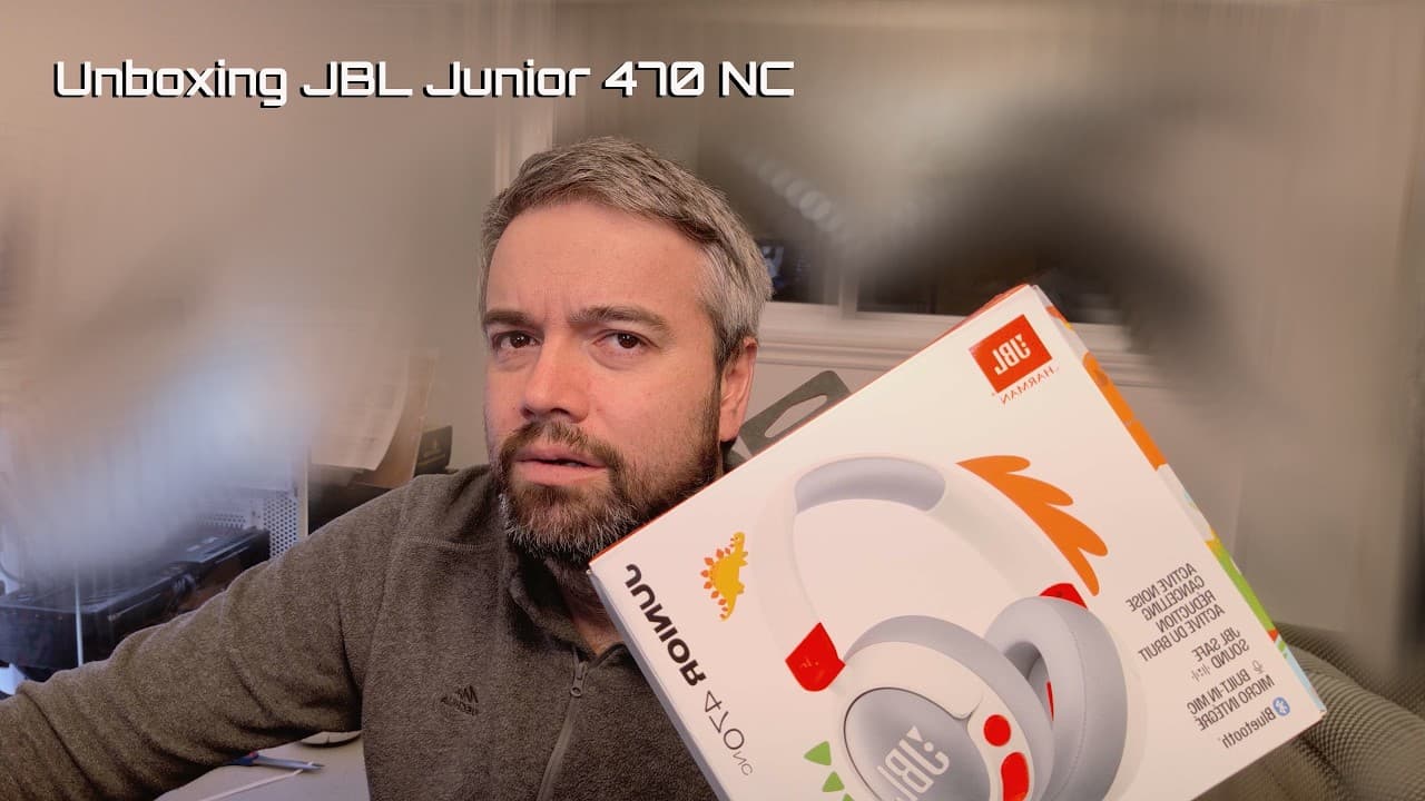 Thumbnail do vídeo Unboxing JBL Junior 470 NC