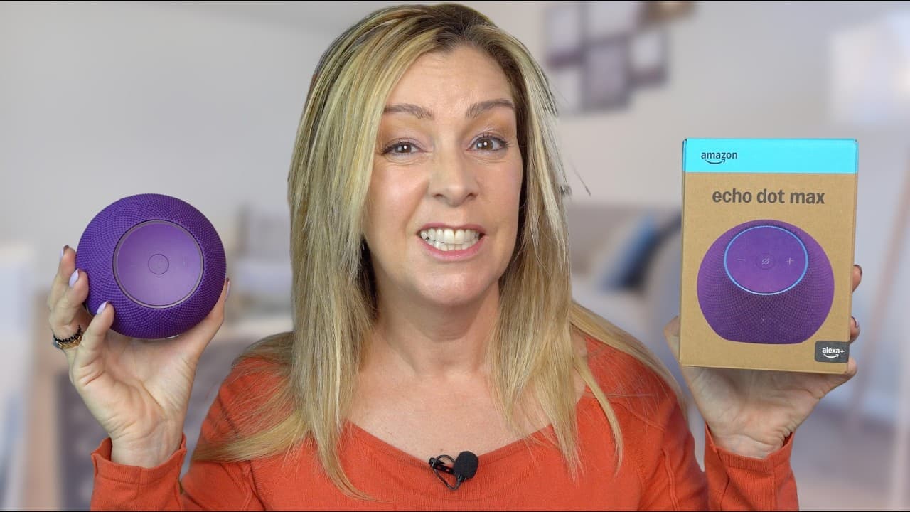Thumbnail do vídeo Amzon Echo Dot Max 2025 Review: Don't rush it