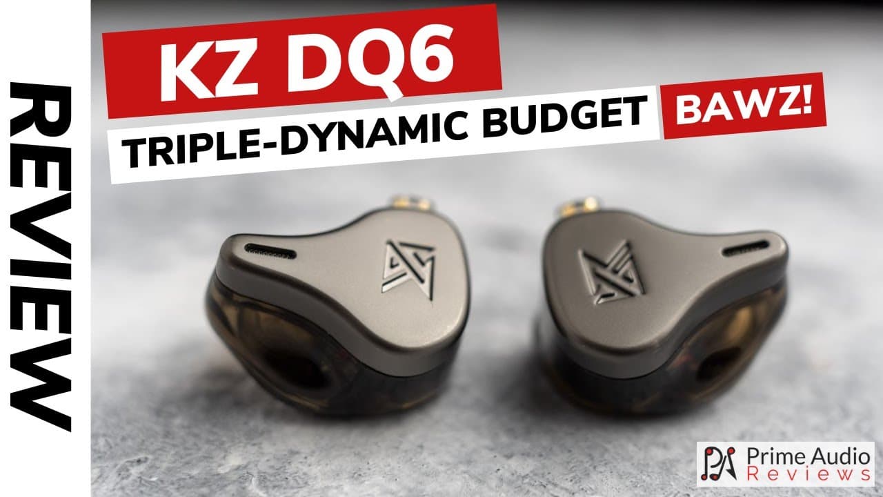 Thumbnail do vídeo TRIPLE-Dynamic driver | KZ DQ6 Review
