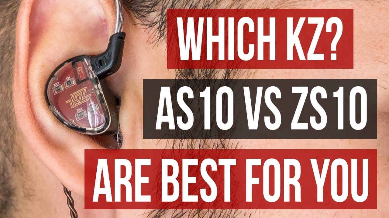 Thumbnail do vídeo KZ AS10 Review Best KZ IEM? KZ ZS10 VS KZ AS10 Which IEM To Buy