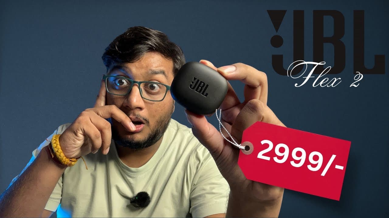 Thumbnail do vídeo JBL Wave Flex 2 🔥 Best TWS with 40Hrs Battery & 4 Mics? | Unboxing & Review (2025)