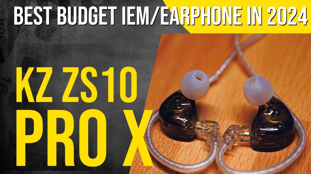 Thumbnail do vídeo KZ ZS10 Pro X IEM: Worth the Hype? The Good, the Bad before you buy in 2024