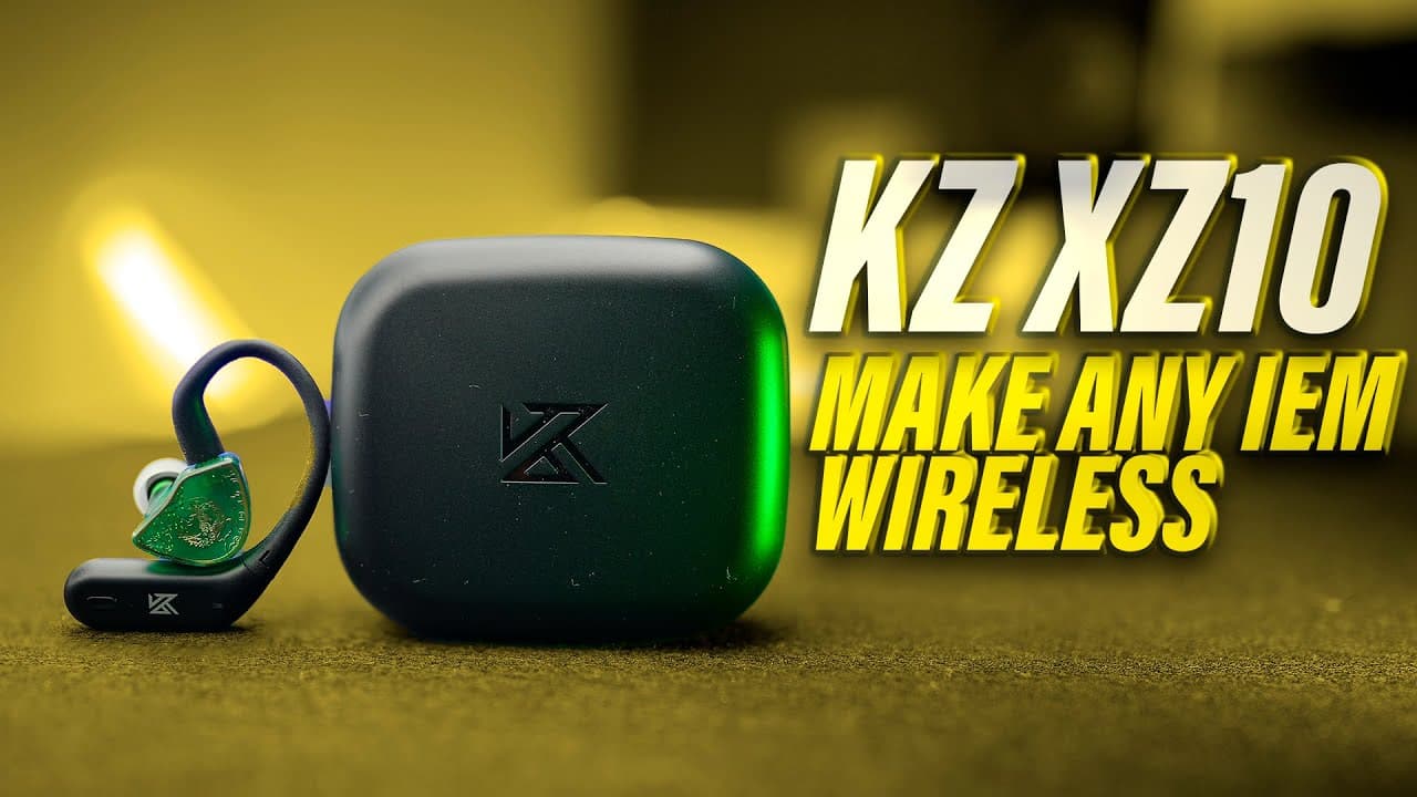 Thumbnail do vídeo KZ XZ10 Bluetooth Adaptor For IEMs: Makes Your IEMs Go Wireless 🔥