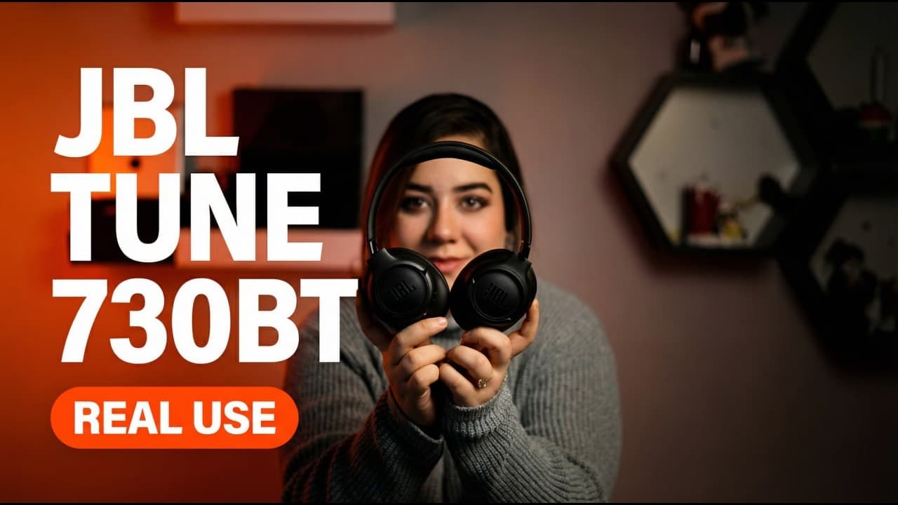 Thumbnail do vídeo JBL Tune 730BT Review – ANC, Battery Life & Real Use Test