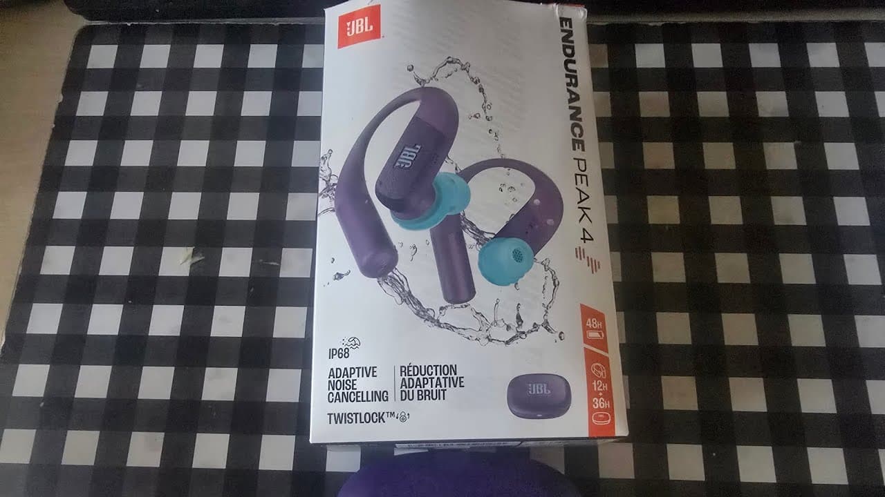 Thumbnail do vídeo JBL Endurance Peak 4 Earbuds review part 2