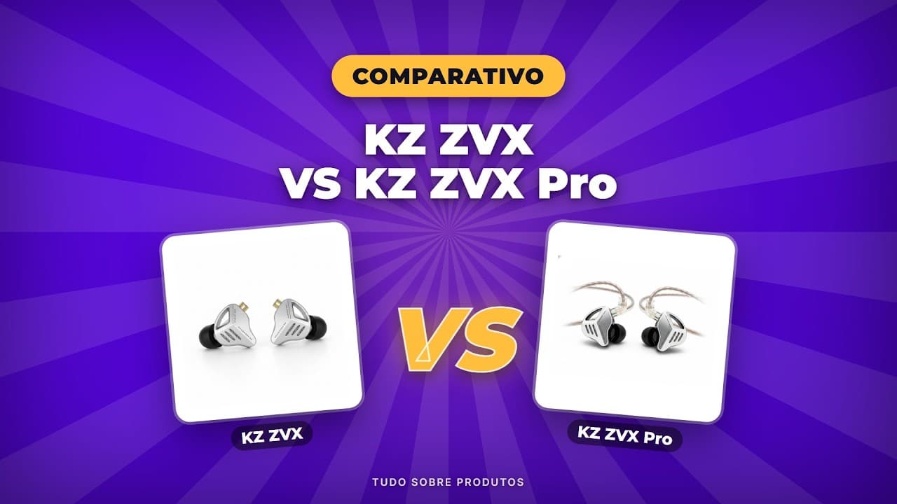 Capa do vídeo oficial: KZ ZVX vs ZVX Pro: Qual escolher em 2026?