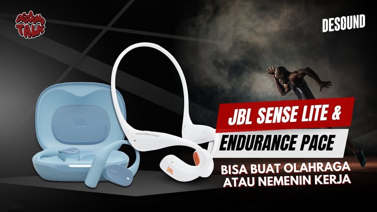 Thumbnail do vídeo REVIEW EARBUDS COCOK UNTUK KERJA HINGGA OLAHRAGA: JBL SENSE LITE & ENDURANCE PACE