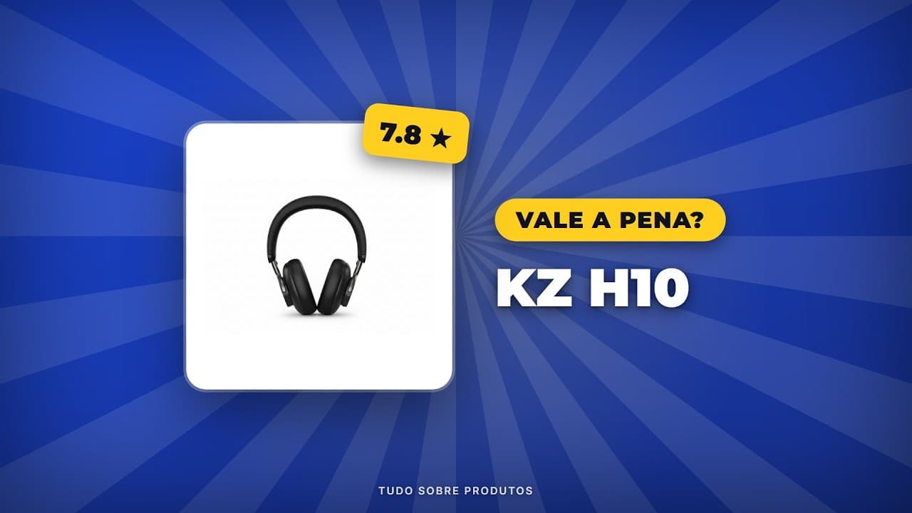 Capa do vídeo oficial: KZ H10: Vale a pena em 2026? Veja TUDO antes de comprar!