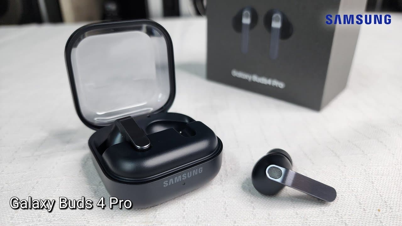 Thumbnail do vídeo Unboxing (desembalando) Samsung Galaxy Buds 4 Pro