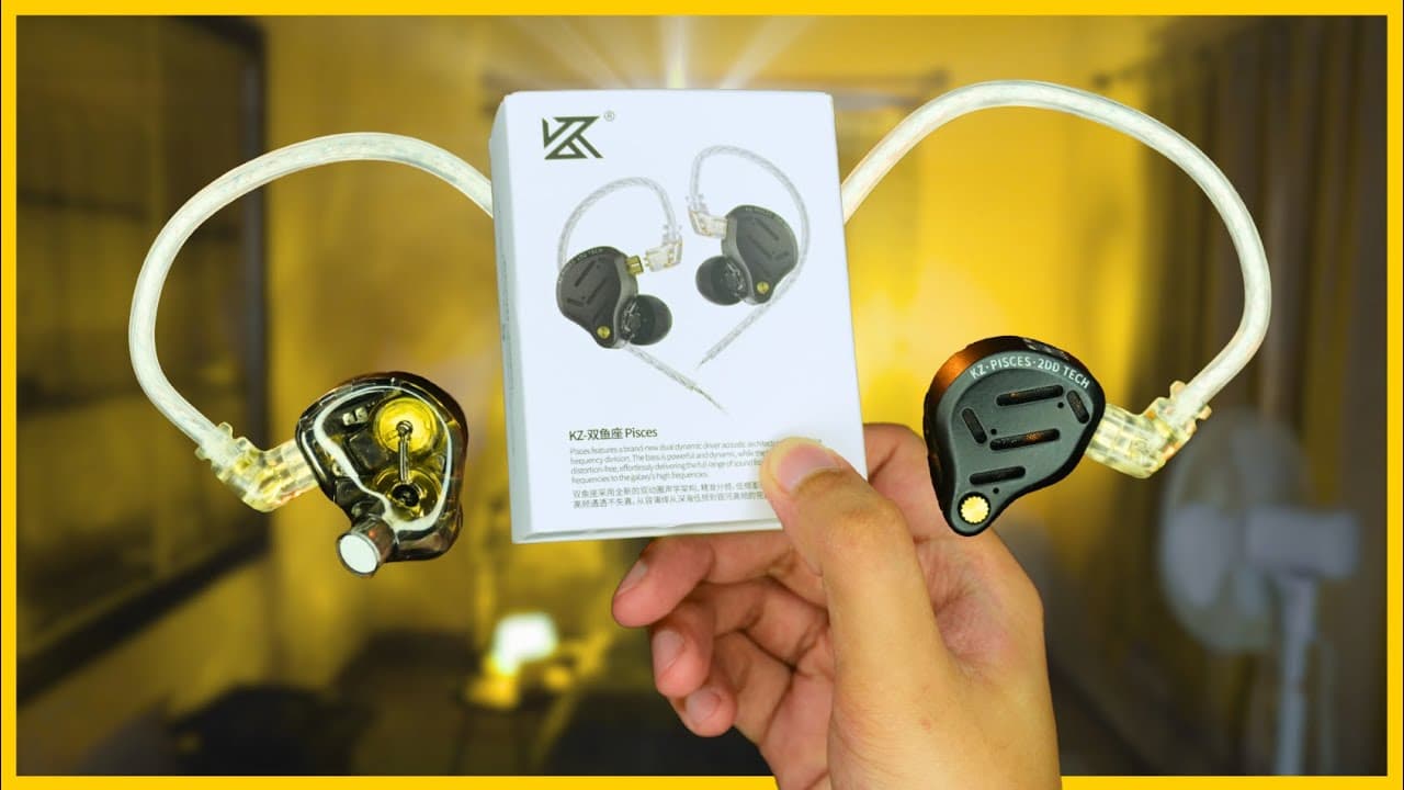 Thumbnail do vídeo The KZ Castor has a brother! KZ Pisces IEM Review