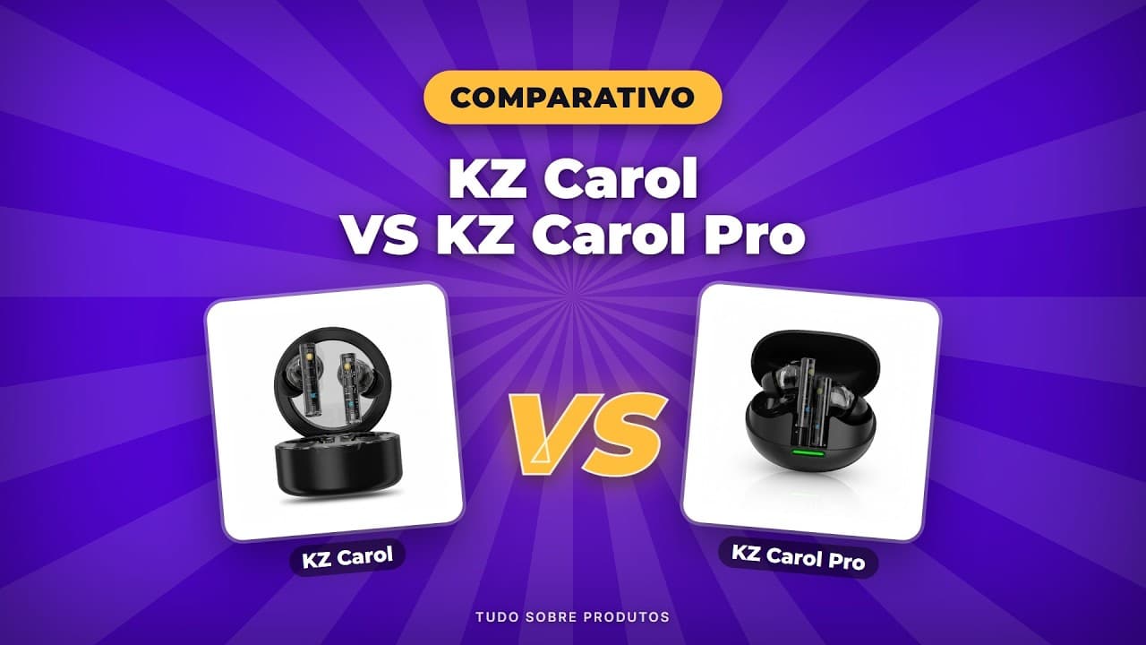 Capa do vídeo oficial: KZ Carol x KZ Carol Pro: Qual Vence em 2026? [Comparativo Completo]