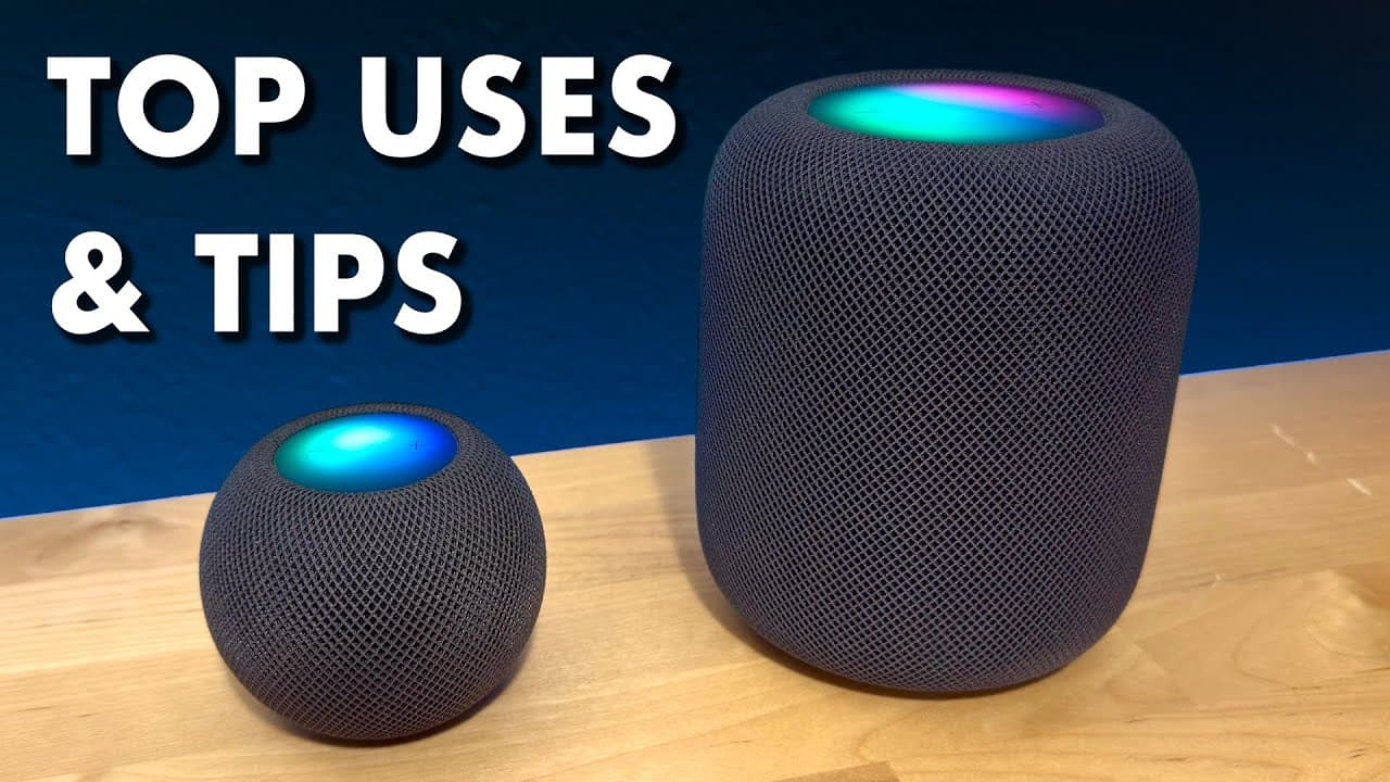 Thumbnail do vídeo EVERYTHING You Need to Know about HomePods!