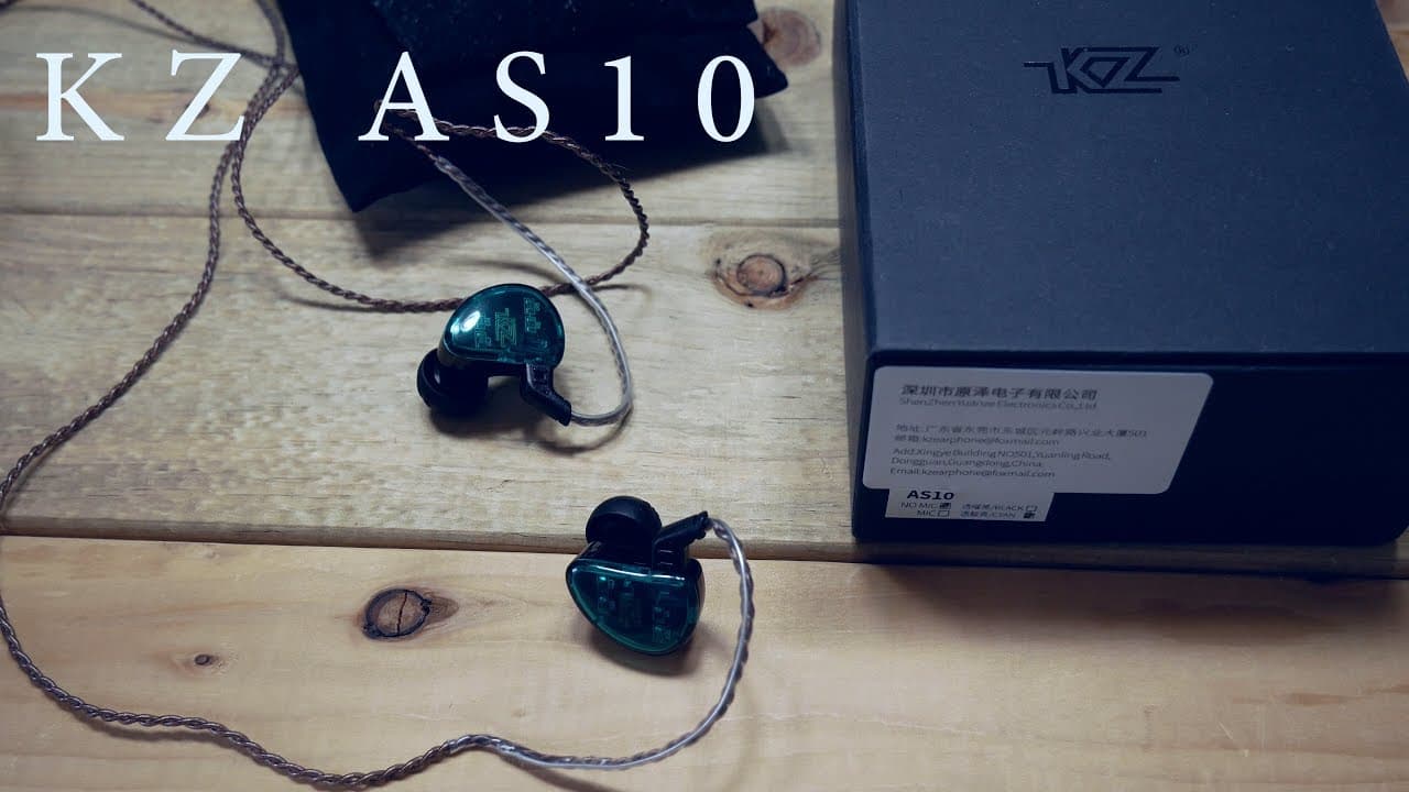 Thumbnail do vídeo KZ AS10 - Review & Comparison (ZS10, ATE)