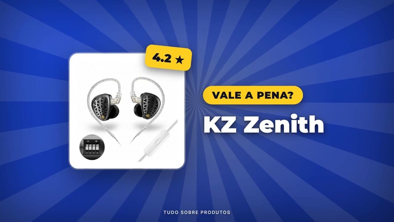 Capa do vídeo oficial: KZ Zenith: O que SÓ ele tem? VALE A PENA investir?