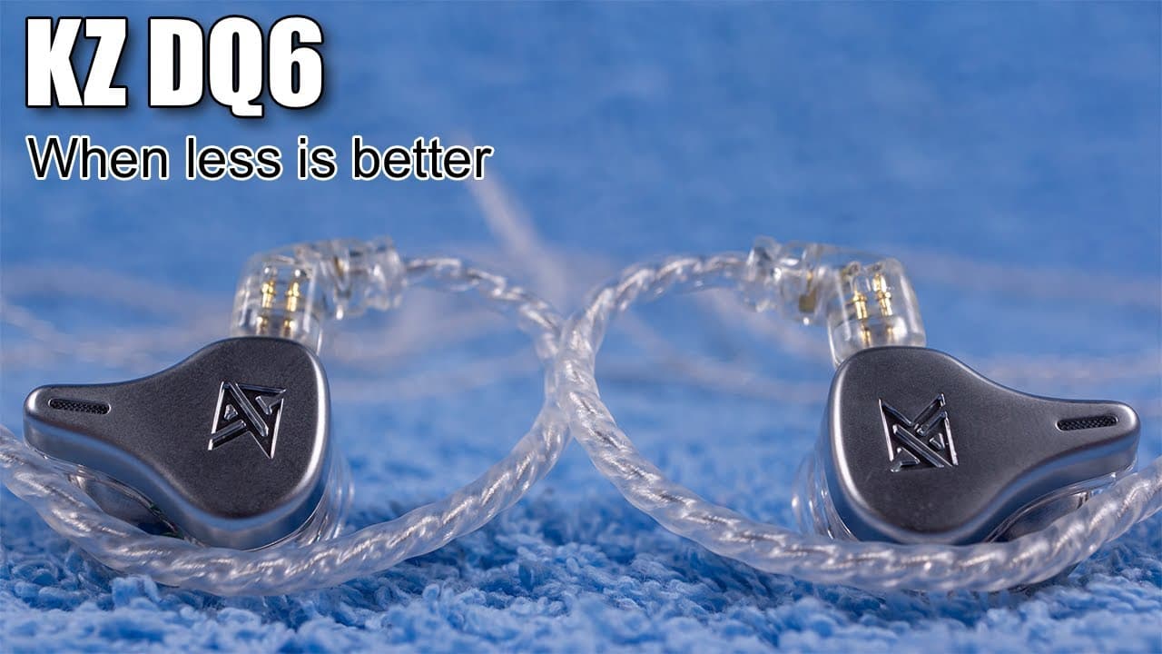 Thumbnail do vídeo KZ DQ6 triple dynamic driver earphones review