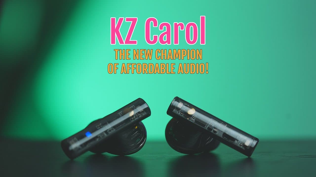 Thumbnail do vídeo KZ Carol Full review and Comparison: Inexpensive Earbuds with Upscale Sound Quality