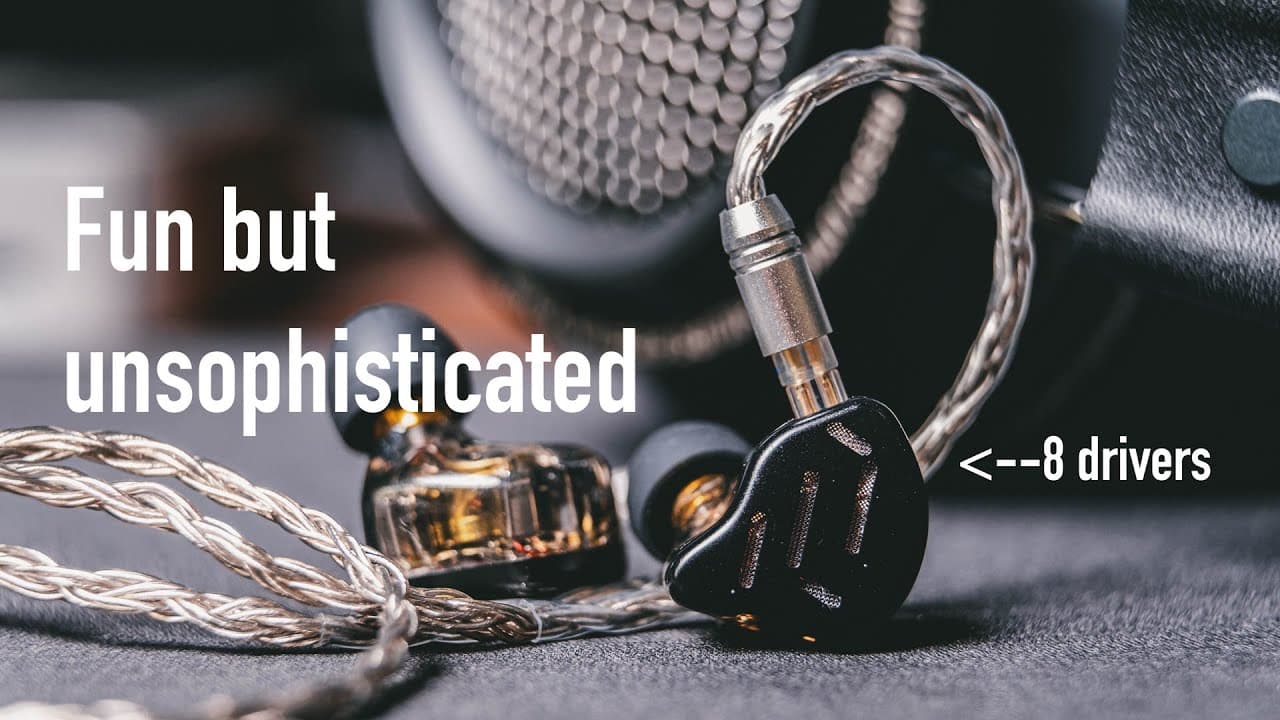 Thumbnail do vídeo Budget 8 Driver IEMs | KZ ZAX Review 2023