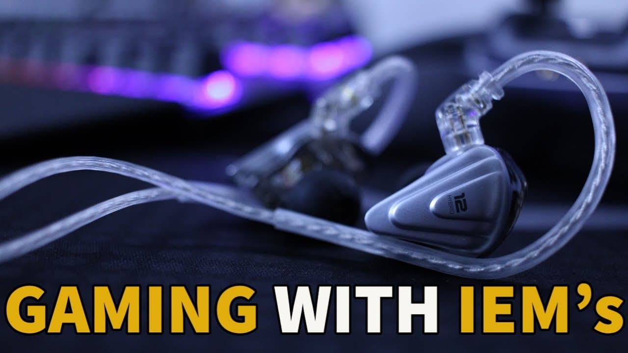 Thumbnail do vídeo Gaming with IEM's 2022: KZ ZSX In-Ear Monitor Review