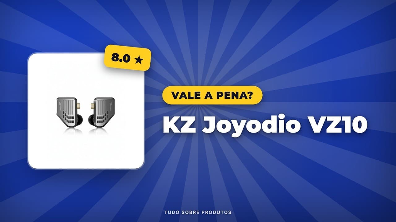 Capa do vídeo oficial: KZ Joyodio VZ10: Análise Completa e Vale a Pena em 2026?