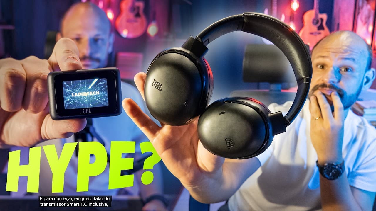 Thumbnail do vídeo Fone JBL Tour One M3 é bom e vale a pena? Review /Análise completa - Com Smart Tx ANC